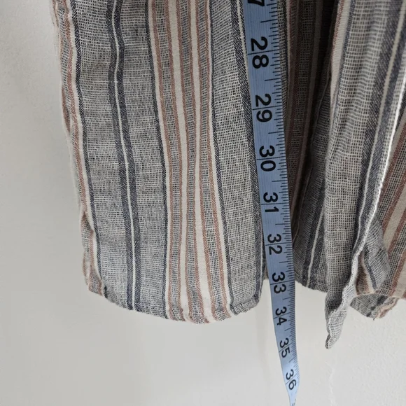 AMERICAN EAGLE Women's Striped Jumpsuit Romper Belted - Picture 12 of 14